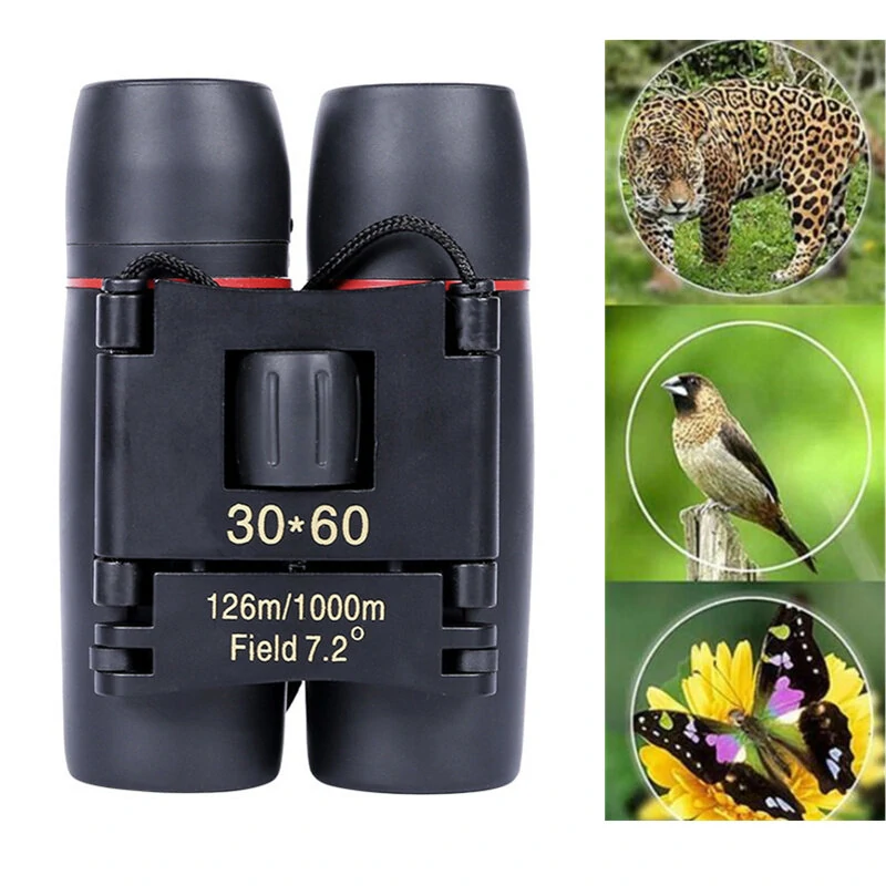 (image for) 30 X 60 Folding Binoculars Protable Telescope Binoculars For Camping Hiking Outdoor Travel